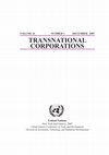 The growing importance of United States affiliates of transnational corporations based in the United Kingdom Cover Page