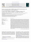 Research paper thumbnail of Genetic association study of GABRA2 single nucleotide polymorphisms and electroencephalography in alcohol dependence