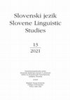 Research paper thumbnail of Slovenska narečna poimenovanja za žlico, nož in vilice