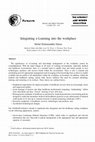 Research paper thumbnail of Integrating e-Learning into the workplace