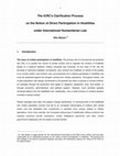 The ICRC's Clarification Process on the Notion of Direct Participation in Hostilities under International Humanitarian Law Cover Page