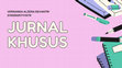 JURNAL JURNAL KHUSUS KHUSUS Cover Page