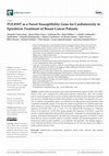 Research paper thumbnail of POLRMT as a Novel Susceptibility Gene for Cardiotoxicity in Epirubicin Treatment of Breast Cancer Patients