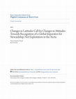 Changes in Latitudes Call for Changes in Attitudes: Towards a Recognition of a Global Imperative for Stewardship, Not Exploitation, in the Arctic Cover Page