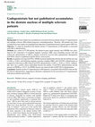 Research paper thumbnail of Gadopentetate but not gadobutrol accumulates in the dentate nucleus of multiple sclerosis patients