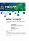 Research paper thumbnail of Ecological modelling in public policies of urban areas of the Atlantic Forest