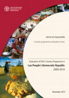 Research paper thumbnail of FAO Lao PDR Programme Evaluation (2009-2014)