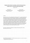 Regulatory Risk, Market Uncertainties, and Firm Financing Choices: Evidence from US Electricity Market Restructuring Cover Page