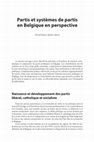 Research paper thumbnail of « Partis et systèmes de partis en Belgique en perspective »