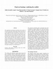 Research paper thumbnail of Panel on Sonology: Sonifying the Conflict