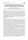 Communication Skills and Its Impact on the Academic Capabilities of Deaf Children in Inclusive Educational Setting: The Case of Selected Primary Schools in North Gondar Zone Cover Page