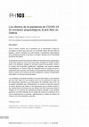 Research paper thumbnail of Los efectos de la pandemia de COVID-19 en enclaves arqueológicos al aire libre en Galicia