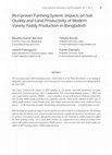 Research paper thumbnail of Rice-prawn farming system: impacts on soil quality and land productivity of modern variety paddy production in Bangladesh