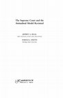 The Supreme Court and the attitudinal model revisited Cover Page