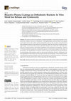 Research paper thumbnail of Bioactive Plasma Coatings on Orthodontic Brackets: In Vitro Metal Ion Release and Cytotoxicity