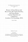 Review of Gary Davies with Rosa Chun, Rui Vinhas Da Silva, and Stuart Roper, Corporate Reputation and Competiveness (London, UK: Routledge, 2003) Cover Page