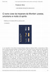 Research paper thumbnail of “Ci sono cose da imparare da Montieri: poesia, umorismo e motto di spirito”