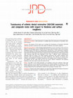 Translucency of esthetic dental restorative CAD/CAM materials and composite resins with respect to thickness and surface roughness Cover Page