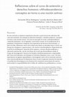 Research paper thumbnail of Reflexiones sobre el curso de extensión y derechos humanos «Afrodescendencia: conceptos en torno a una noción activa»