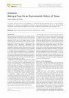 Research paper thumbnail of Making a Case for an Environmental History of Dunes