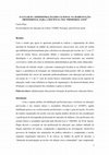 Research paper thumbnail of O lugar da administração educacional na habilitação profissional para a docência nos “primeiros anos”