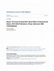 Review: The Future of Social Work: Seven Pillars of Practice by Brij Mohan. 2018: SAGE Publications, 184 pp. (hardcover), ISBN: 9789352806256 Cover Page