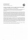 Research paper thumbnail of Evaluation of feasibility of static tests applied to Küre VMS ore deposits