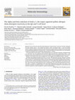 The alpha and beta subchain of Amb a 1, the major ragweed-pollen allergen show divergent reactivity at the IgE and T-cell level Cover Page