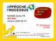 APPROCHE PROCESSUS Cover Page