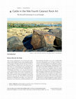 Research paper thumbnail of (2021) Cattle in the Nile Fourth Cataract Rock Art: The Site of El-Gamamiya 67 as an Example