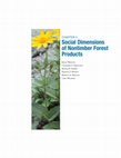 Research paper thumbnail of Social dimensions of nontimber forest products