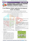 Cross Platform Mobile Application Development Tools: An Analysis Cover Page