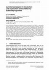 Research paper thumbnail of Junktionsstrategien in deutschen und englischen Online-Hilfen für Softwareprogramme