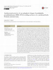 Antibacterial activity of an endophytic fungus Lasiodiplodia pseudotheobromae IBRL OS-64 residing in leaves of a medicinal herb, Ocimum sanctum Linn Cover Page