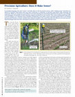 Research paper thumbnail of Precision agriculture: does it make sense?