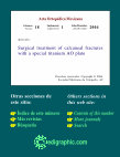 Research paper thumbnail of Surgical treatment of calcaneal fractures with a special titanium AO plate