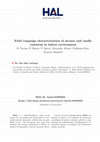 Field campaign characterization of incense and candle emissions in indoor environment Cover Page