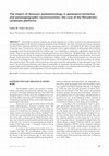 The impact of dinosaur palaeoichnology in palaeoenvironmental and palaeogeographic reconstructions: the case of the Periadriatic carbonate platforms Cover Page