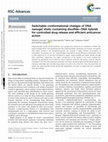 Research paper thumbnail of Switchable conformational changes of DNA nanogel shells containing disulfide–DNA hybrids for controlled drug release and efficient anticancer action