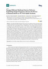 Research paper thumbnail of Energy-Efficient Multicast Service Delivery Exploiting Single Frequency Device-To-Device Communications in 5G New Radio Systems