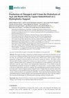 Research paper thumbnail of Production of Omegas-6 and 9 from the Hydrolysis of Açaí and Buriti Oils by Lipase Immobilized on a Hydrophobic Support