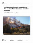 Research paper thumbnail of Ecohydrologic Impacts of Rangeland Fire on Runoff and Erosion: A Literature Synthesis