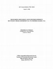 Research paper thumbnail of Monitoring Discharge and Suspended Sediment, Reynolds Creek Experimental Watershed, Idaho, Usa