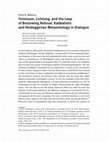 Research paper thumbnail of Tsimtsum, lichtung, and the leap of bestowing refusal: kabbalistic and heideggerian metaontology in dialogue