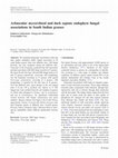 Research paper thumbnail of Arbuscular mycorrhizal and dark septate endophyte fungal associations in South Indian grasses