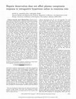 Research paper thumbnail of Hepatic denervation does not affect plasma vasopressin response to intragastric hypertonic saline in conscious rats