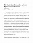 The Mysterious Connection between Physics and Mathematics Cover Page