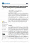 Research paper thumbnail of Defect-and H-Free Stoichiometric Silicon Carbide by Thermal CVD from the Single Source Precursor Trisilacyclohexane