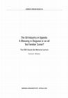 The Oil Industry in Uganda; A Blessing in Disguise or an all Too Familiar Curse? : The 2012 Claude Ake Memorial Lecture Cover Page