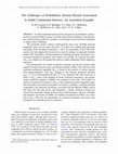 Research paper thumbnail of The Challenges of Probabilistic Seismic-Hazard Assessment in Stable Continental Interiors: An Australian Example